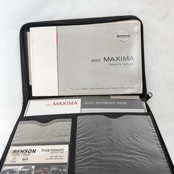 2007 Nissan Maxima Owners Manual - Picture 1 of 1
